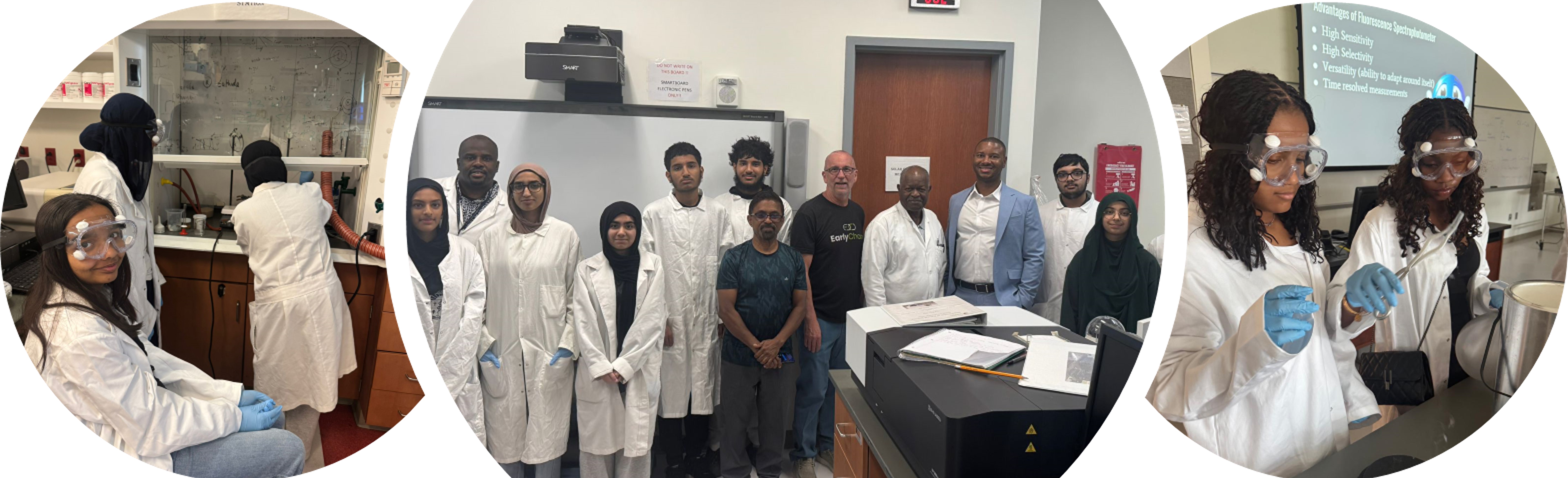 PICTURE OF STEM INTERNSHIP STUDENTS
