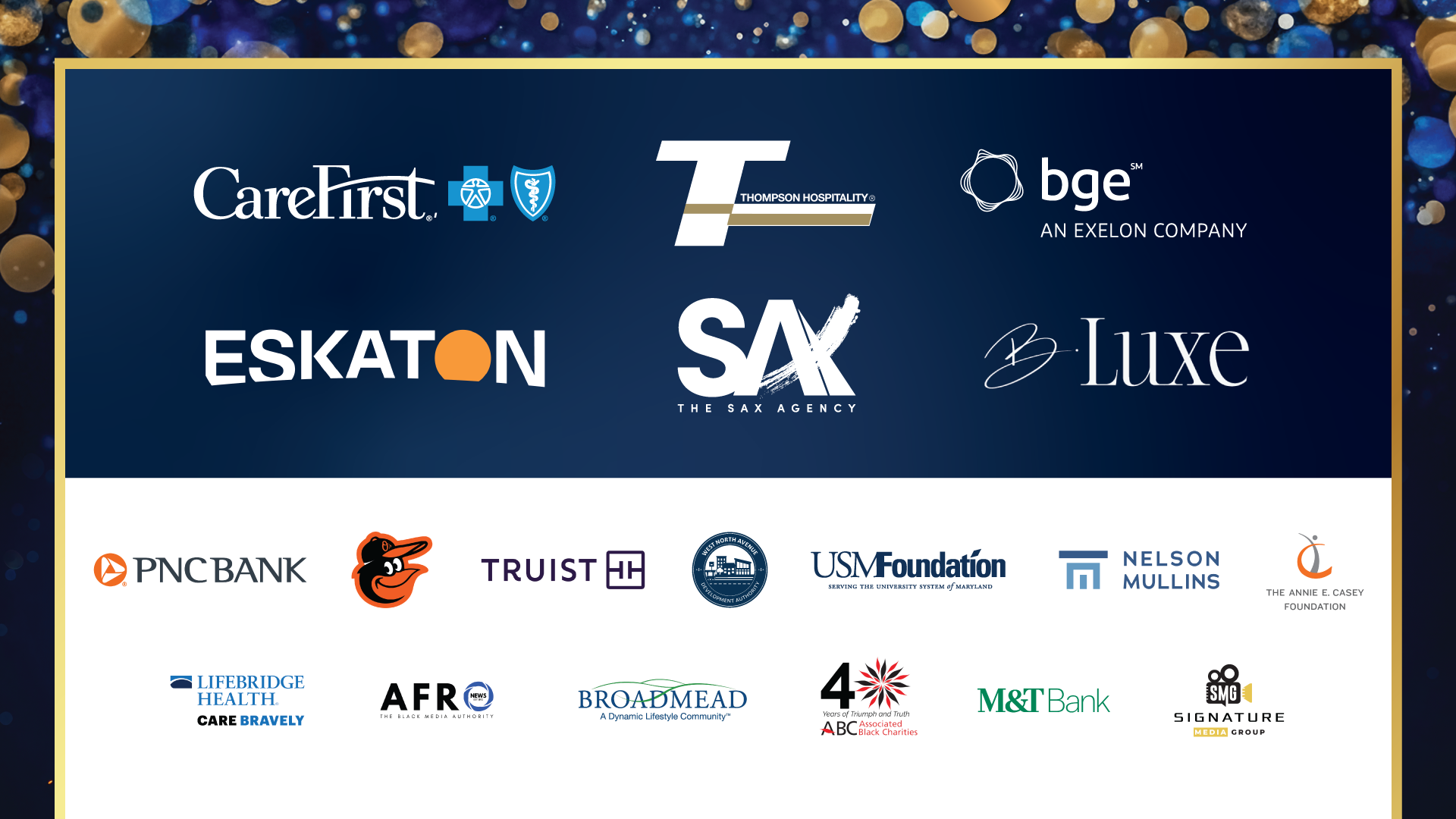 2025 Gala Sponsor logos