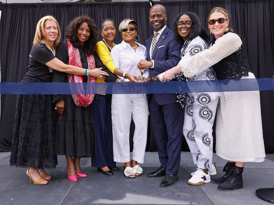 SheCare Ribbon Cutting with Taraji P. Henson, Dr. Anthony Jenkins et al.