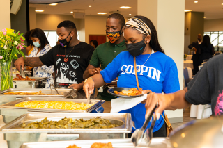 Students ate great at brunch with President Jenkins and the First Family kicking off Welcome to Eagle Nation week. 