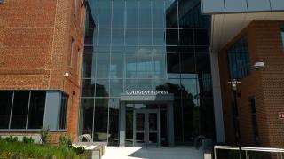 The College of Business building